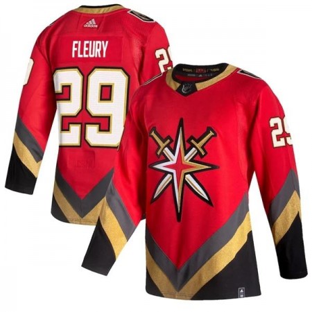 Vegas Golden Knights Hockeydrakt Marc-Andre Fleury 29 2020-2021 Reverse Retro Authentic - Herre